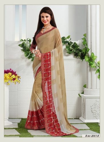 Digital Printed Sarees with blouse