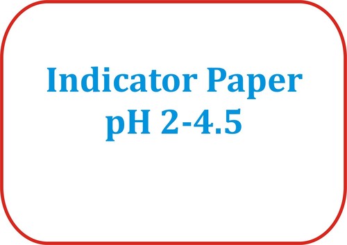 Indicator Paper pH 2-4.5