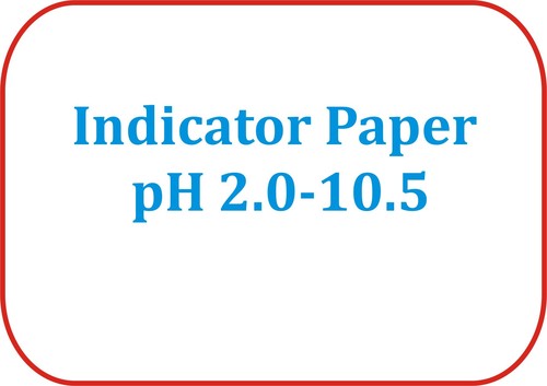 Indicator Paper pH 2.0-10.5