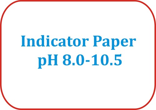 Indicator Paper pH 8.0-10.5 - Paper Material, 10 Booklets | Accurate, Reliable, Easy to Use, Wide Range pH Testing