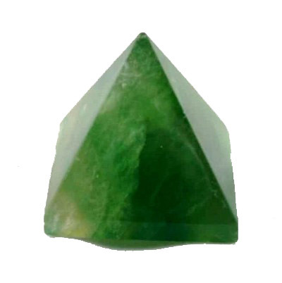 Green Fluorite Pyramid - Polished Fluorite, Varied Sizes, Green Color | Energy Enhancement, Emotional Balance, Spiritual Healing, Home Décor