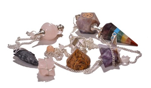 Mixed Pandents - Crystals, Stones, Pink | Lightweight, Smooth Finish, Positive Energy