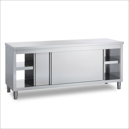 Perparation COunter WIth Sliding Door