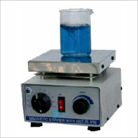 Lab Instruments - Heavy Duty Magnetic Stirrer Machine Extra Heavy Mild Steel Body with Electronic Speed Control Casted Base for Stable Mixing