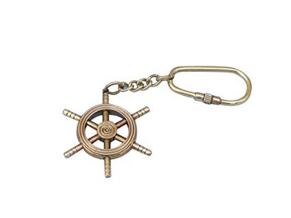 Copper Nautical Key Chain