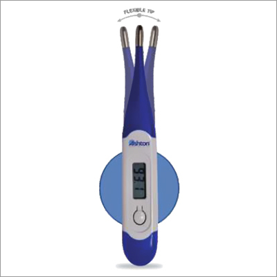 Digital Thermometer - Plastic, 10-30 Grams , Flexible Tip, Beeper & Fever Alarm, Mercury-Free, Water Resistant, Easy to Clean