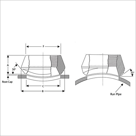 Threadolet Pipe Fitting - Diameter: 1/2 Millimeter (Mm)