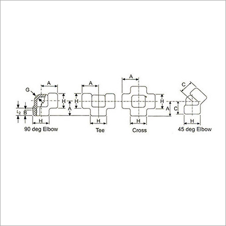 Screwed Fittings - Diameter: 1/8 Inch (In)