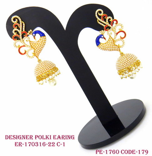 Designer Polki Earring