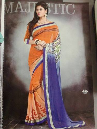 PRINTED DESIGNER SAREE