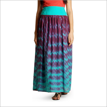 Turquoise Long Skirt