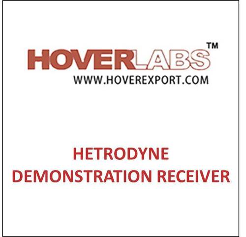 Hetrodyne Demonstration Receiver - Metal/Plastic, 10x5x2 in | Signal Reception, Frequency Tuning, Educational Tool