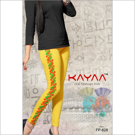 Designer Side Print Legging