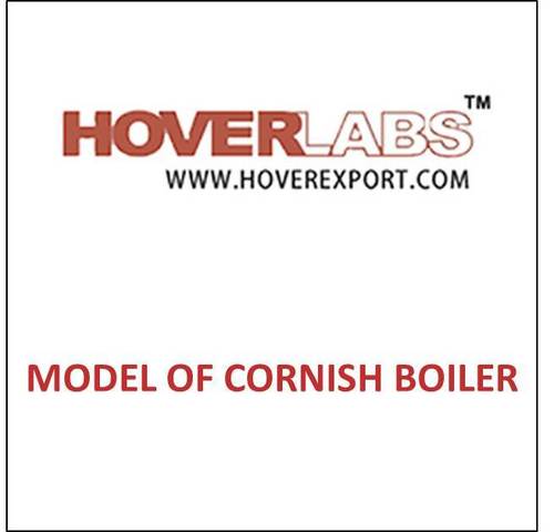 Model of Cornish Boiler - Steel, 1000 L, 10 Bar Pressure | High Efficiency, Steam Generation, Durable Design, Reliable Operation, Easy Maintenance