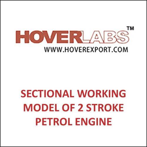 Sectional Working Model of 2 Stroke Petrol Engine