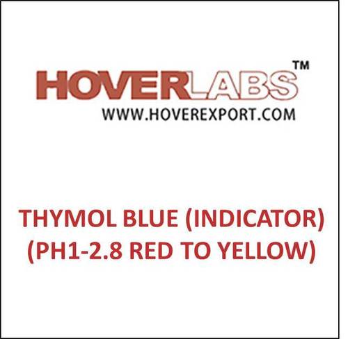 Thymol Blue - Powder, 25g, 99% Purity, pH Indicator 1-2.8 Red to Yellow, Accurate and Reliable Results
