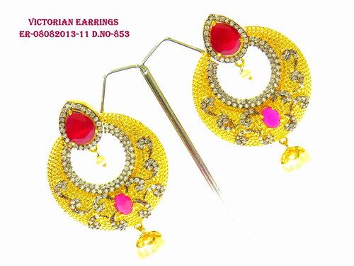 Exclusive Victorian Ruby Earring Gender: Women