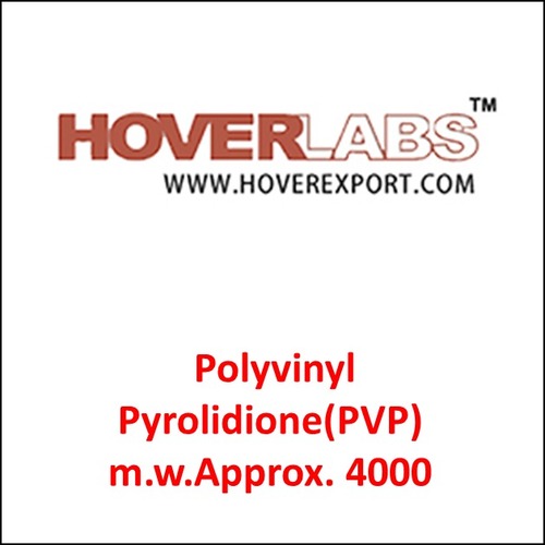Polyvinyl Pyrolidione (PVP) m.w. Approx. 4000 - Powder, 99% Purity, Water Soluble, Biocompatible, Film Forming