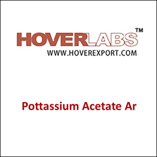 Pottassium Acetate Ar - White Crystals, CH3COOK, 99% Purity | Reagent Grade, High Solubility, Versatile Use