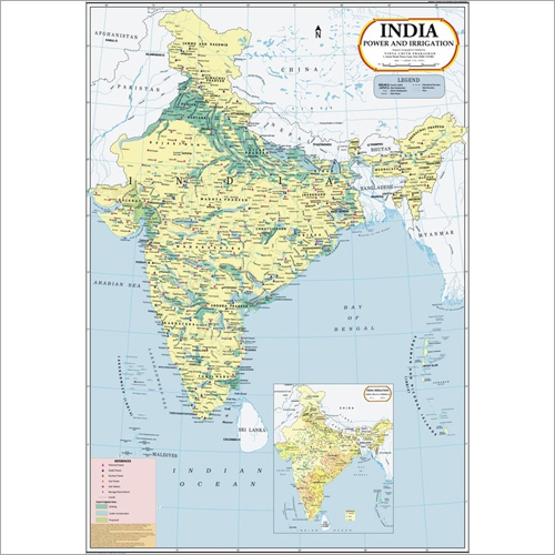 India Power And Irrigation Maps