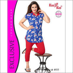 Ladies Capri Night Suit