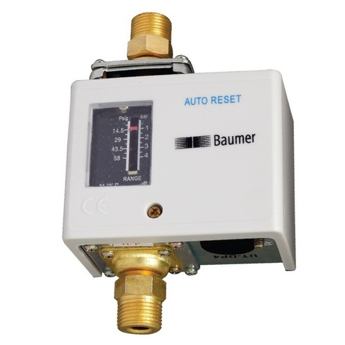Metal Baumer Differential Pressure Switch