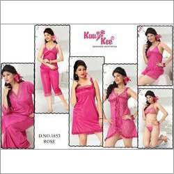 Eight Piece Ladies Night Wears