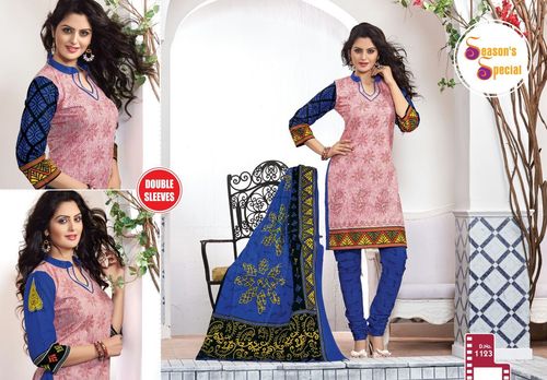 Block Printed Churidar Suits Wholesale