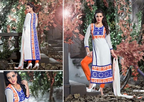 Designer Salwar - Cotton, 44 Inches, White | Hand-Embroidered, Elegant Design, Comfortable Fabric, Stylish Plazzo, Perfect Fit, Trendy Look, Versatile Style