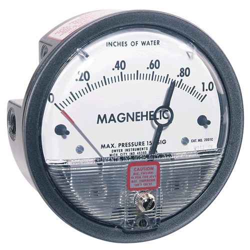 Dwyer Differential Pressure Gauge 0 to 50 mm