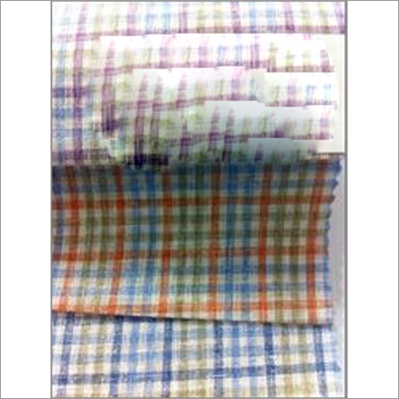Linen Chex Shirting Fabrics Linen Chex Shirting Fabrics