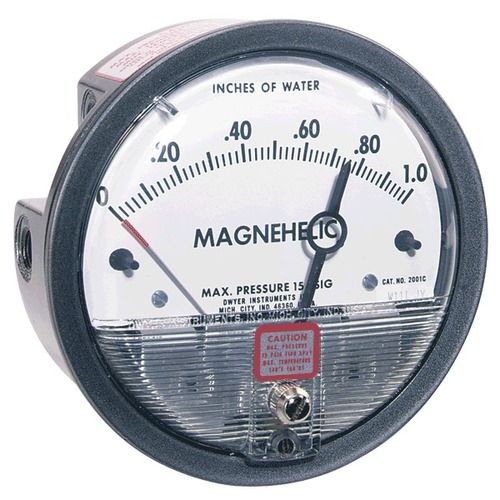 Dwyer Differential Pressure Gauge -50 To 50 Pa Accuracy: 2  %