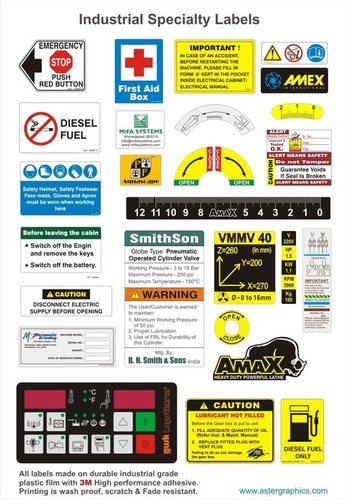 Industrial Speciality Labels