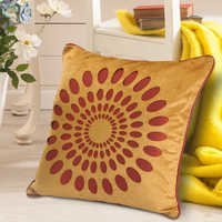 Patchwork Cushion Covers - Polyester Velvet, 15x15 Inches, Multi-color | Tear Resistant, Soft Surface, Decorative Home Accent, Spot Clean Only