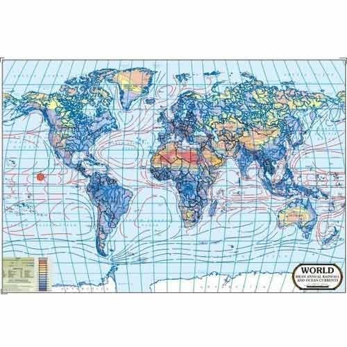 World Maps For Annual Rainfalls