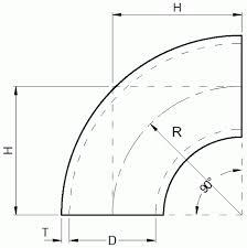 90 Degree Elbow / Stainless Steel Elbow / Carbon Steel Elbow