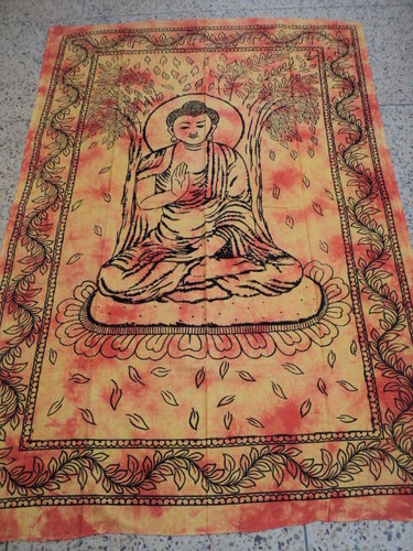 Multicolor Buddha Printed Tapestry From India