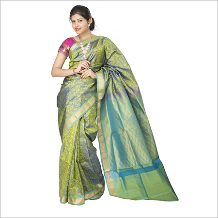 Green Kanchipuram Silk Saree