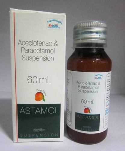Aceclofenac & Paracetamol Suspension