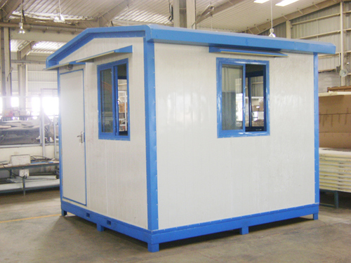 Steel Porta Cabin - Customizable Size, Sliding Doors , Ample Space, Durable Steel Structure, Easy Assembly, Weatherproof Design, Non-slip Flooring, Gabled Roof, Double-glazed Windows