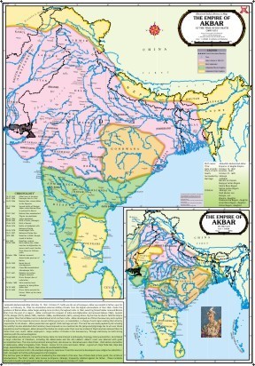 Maps Of The Empire of Akbar