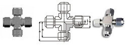 Union Cross Tube Fittings
