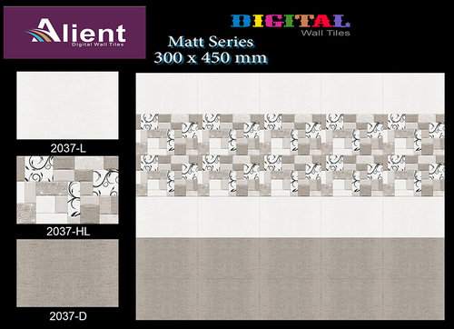 light grey matt wall tiles