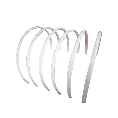 Plastic White Hair Band