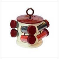 Round Spice Jar Set