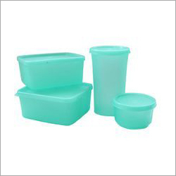 Sea Green Plastic Glass Box Set