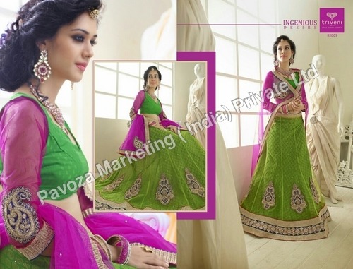 Designer Embroidery Lehengas