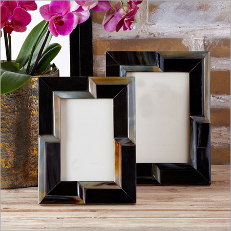 Buffalow Horn Photo Frames