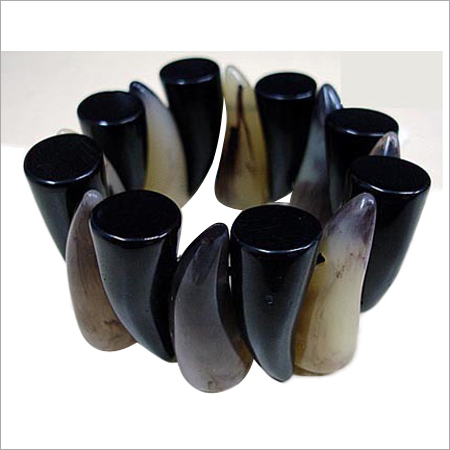 Resin Bracelet In Horn Look