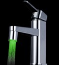 LED Faucet - Brass, 6x4x13cm, MetalloChrome, Electroplated | LED Lighting, Water Saving, Easy Install, Energy Efficient